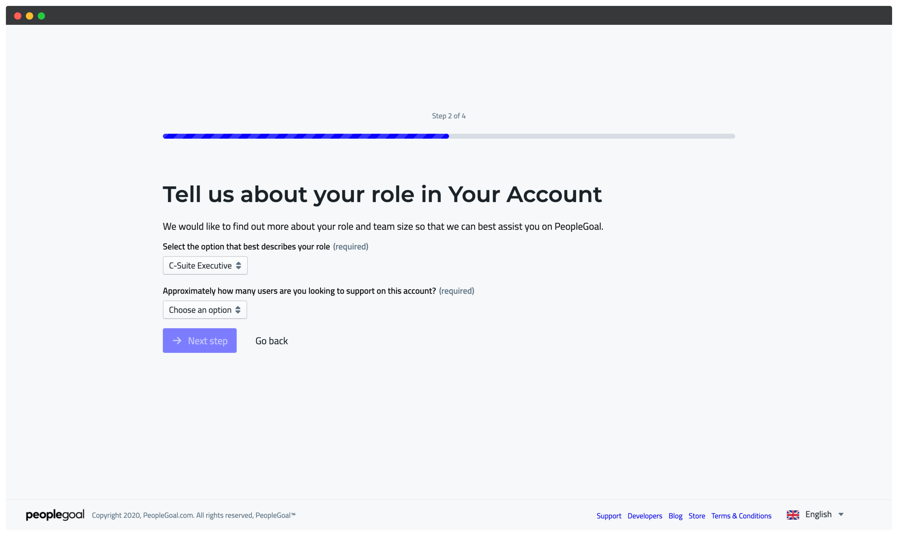 peoplegoal new account role details