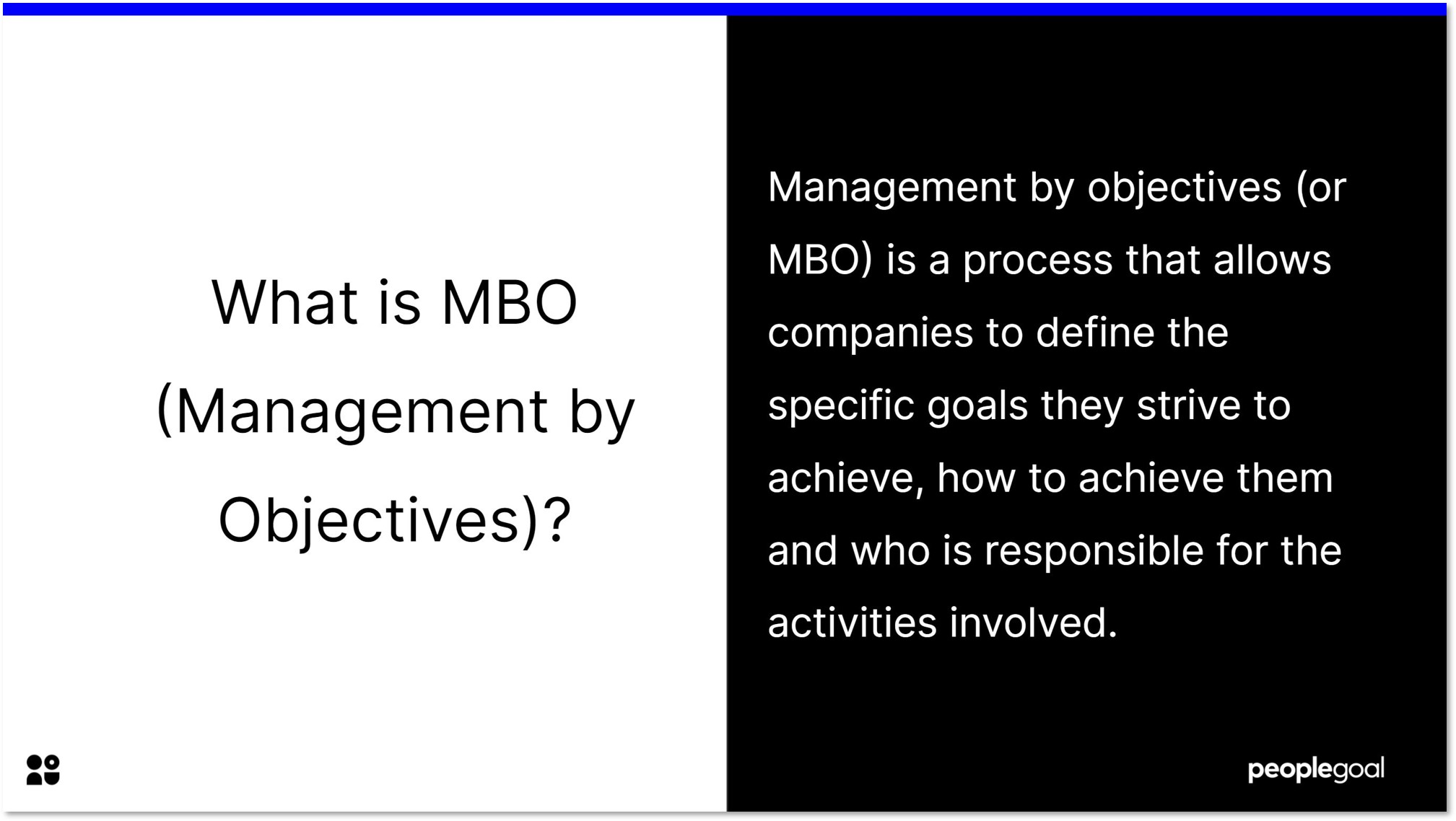 What is management by objectives