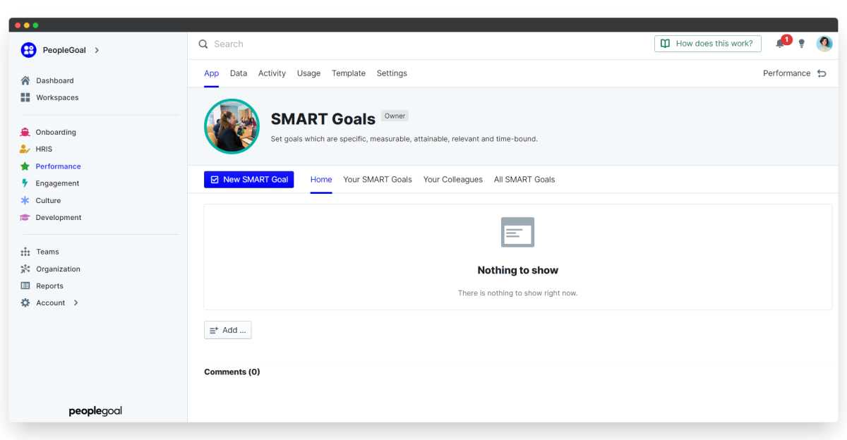 smart goals - smart goals app home