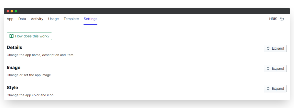 time tracking - settings