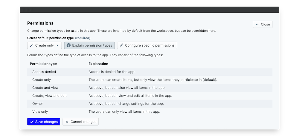 asset tracking permissions