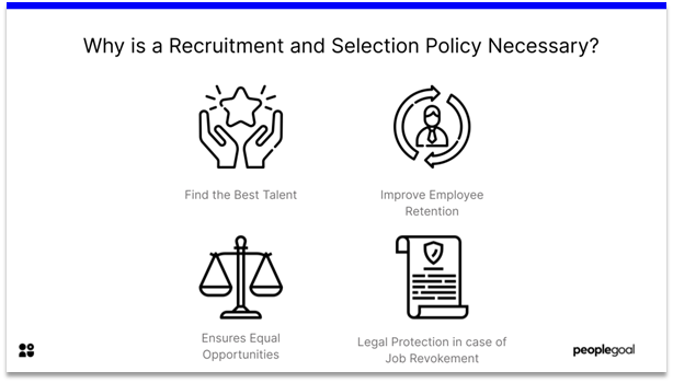 recruitment and selection policy - why necessary