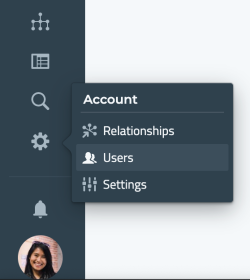 peoplegoal account users menu