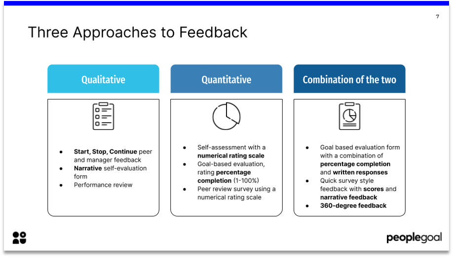 feedback culture three approaches