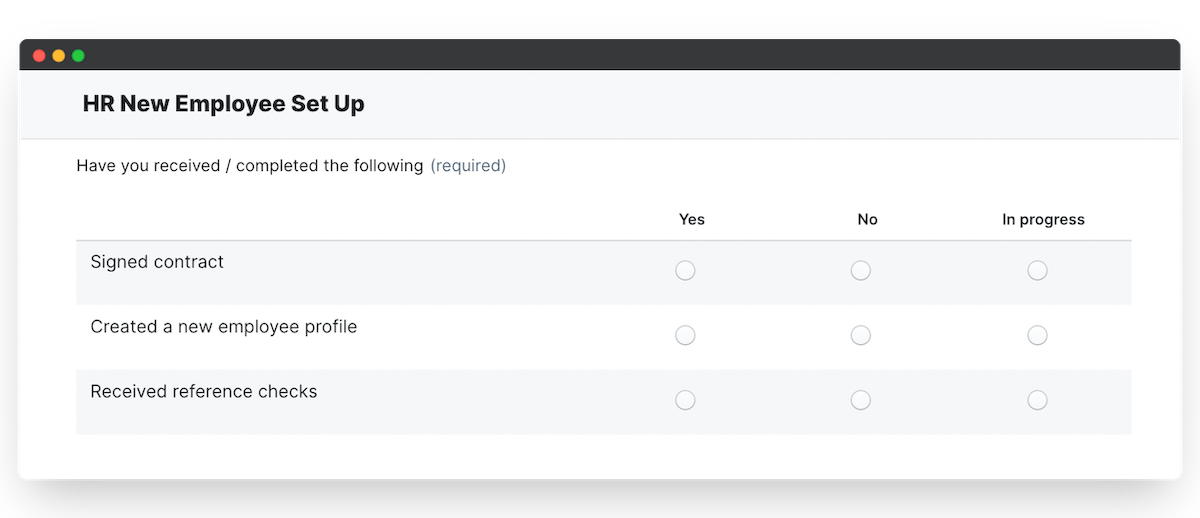 option grid onboarding