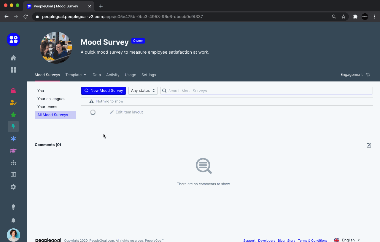 mood survey schedule peoplegoal