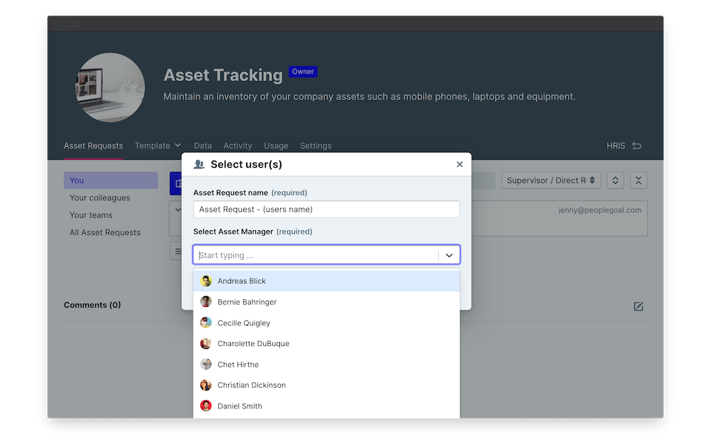 asset tracking launch