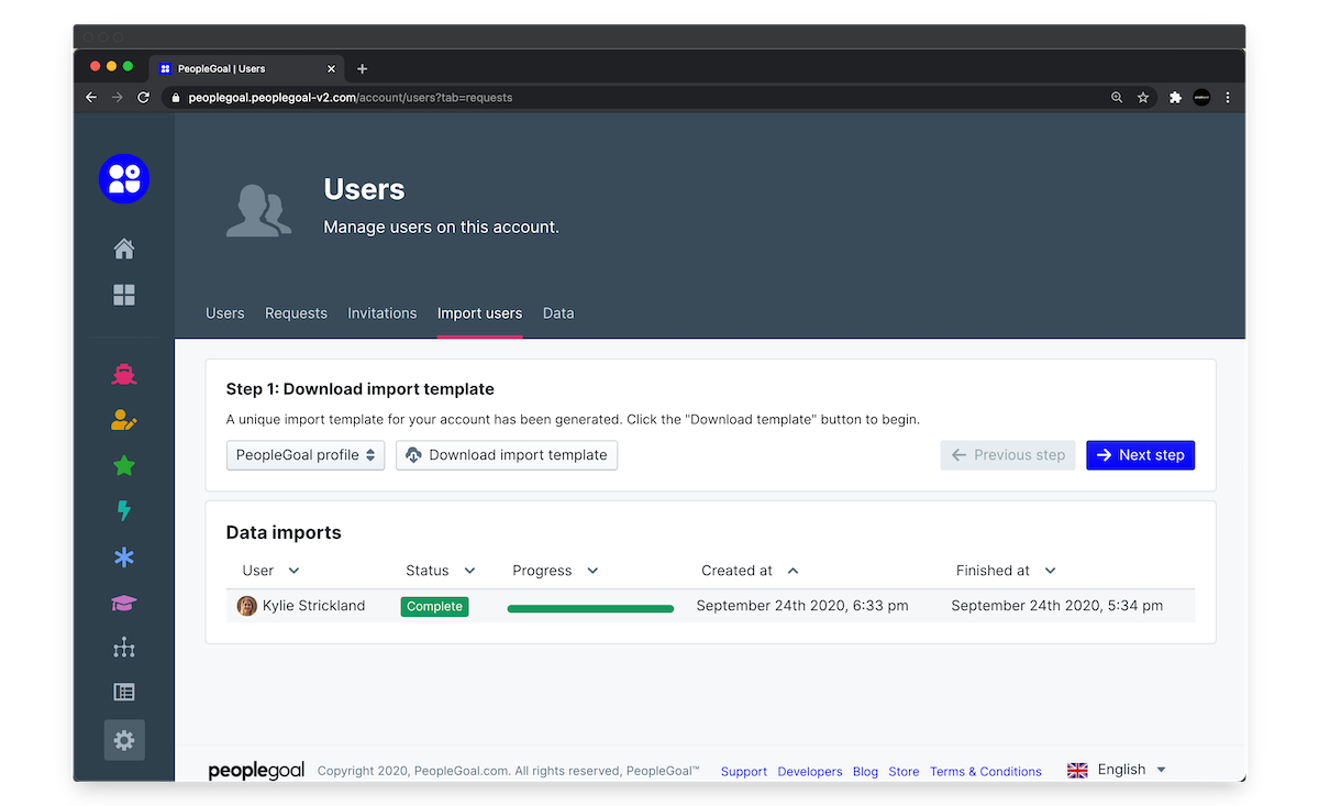 peoplegoal user import