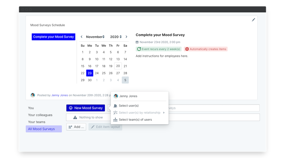 mood surveys launch