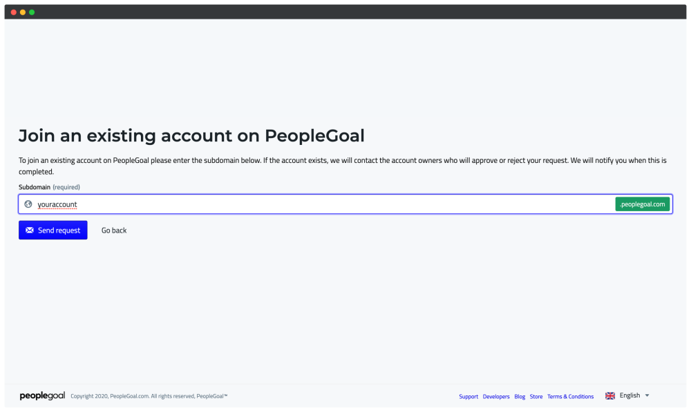 peoplegoal join account request