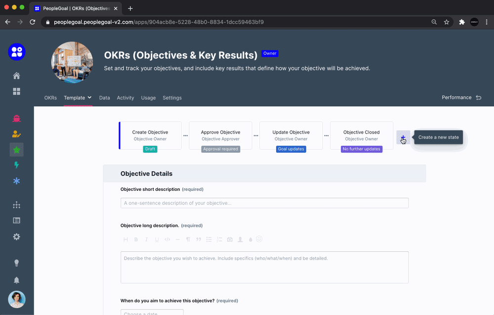 objective key results add state