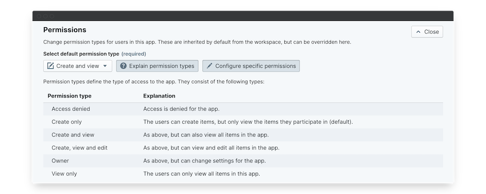 know your team survey permissions