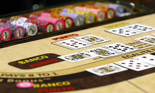 Third card rule in baccarat