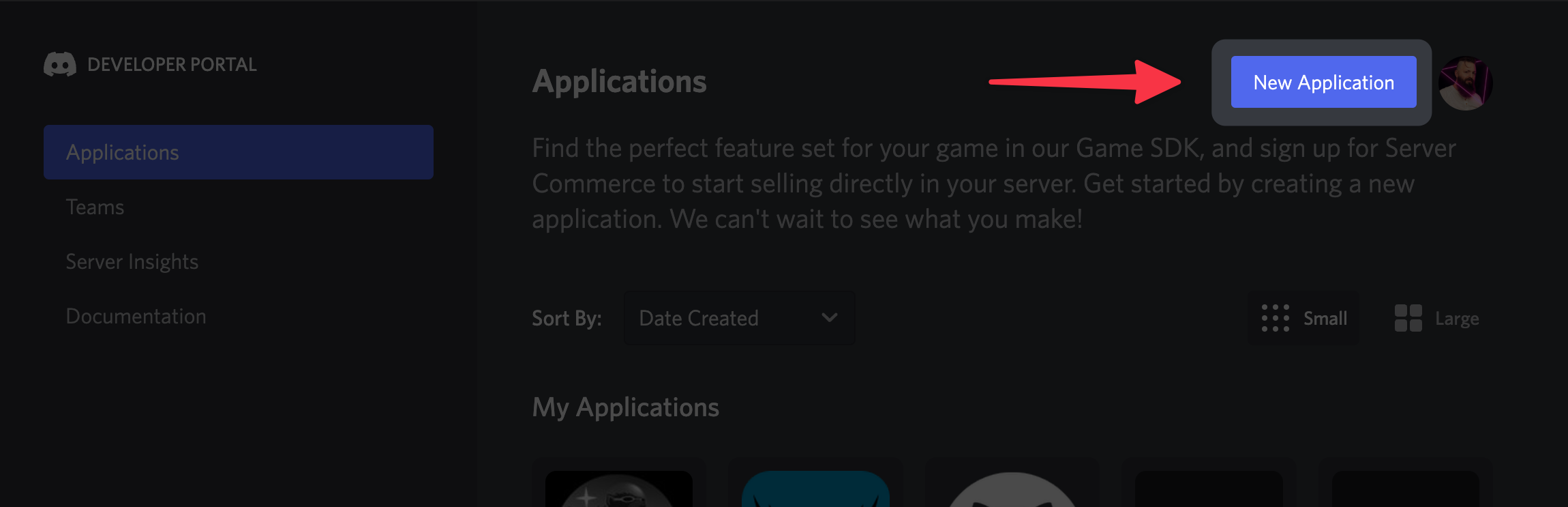 New Discord Application