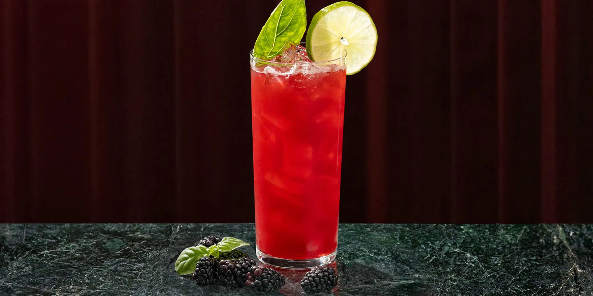 Blackberry Basil Smash (Zero-Proof)