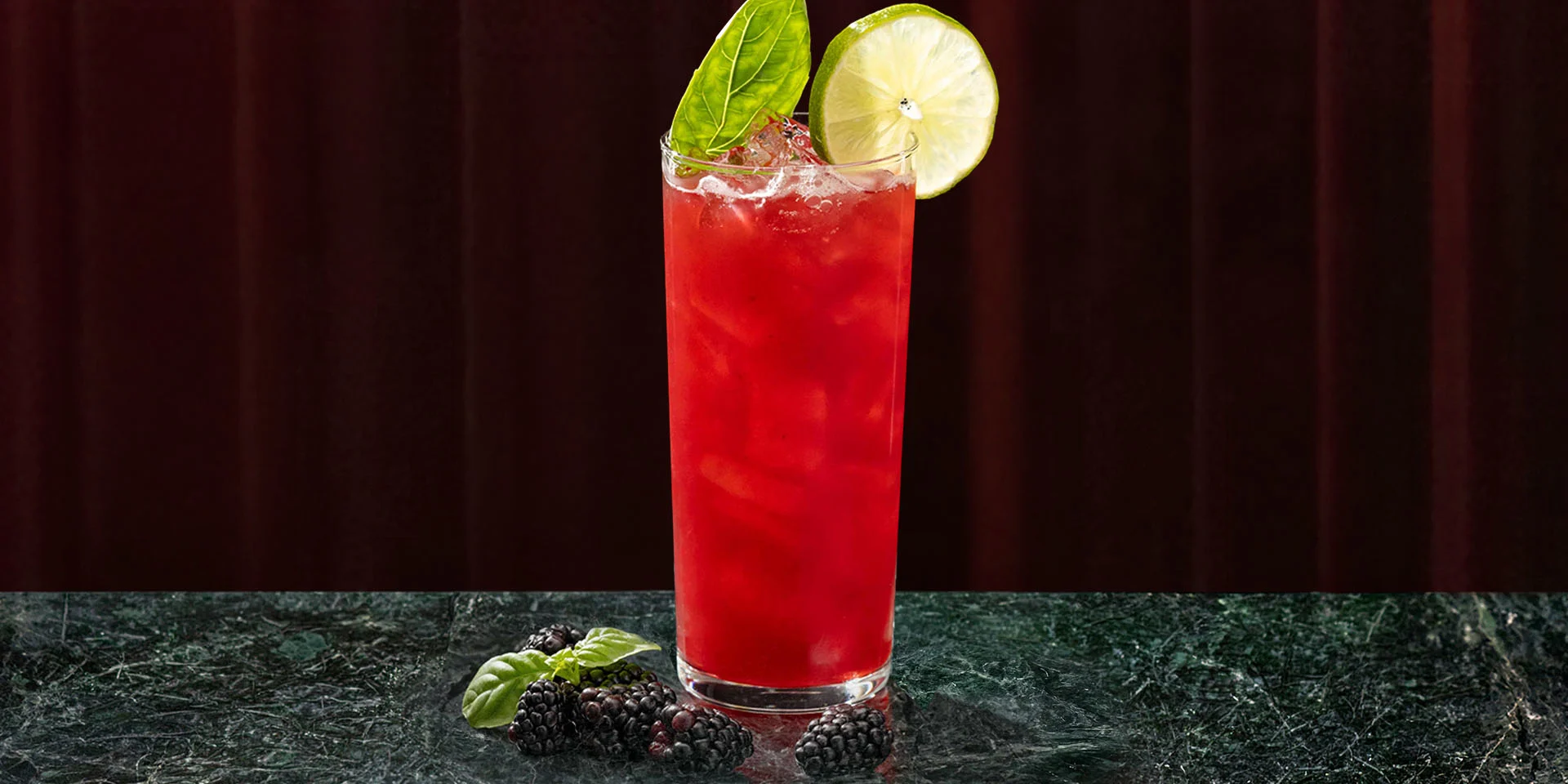 Blackberry Basil Smash (Zero-Proof)