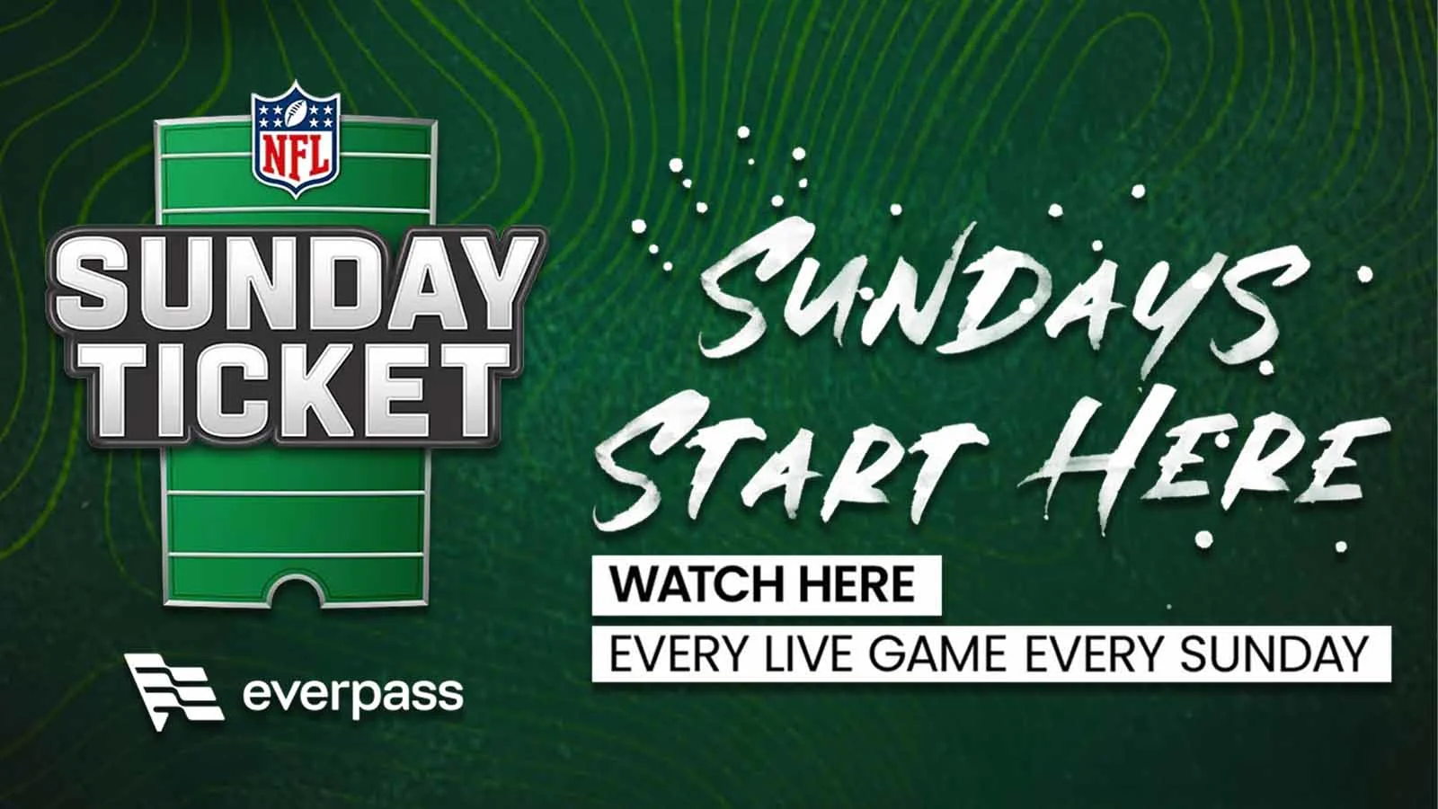 NFL Sunday Ticket - Watch here - every live game every Sunday