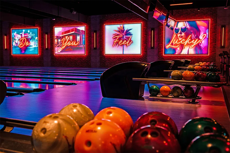 Bowling Alley Entertainment Center in Florida Lucky Strike Miami