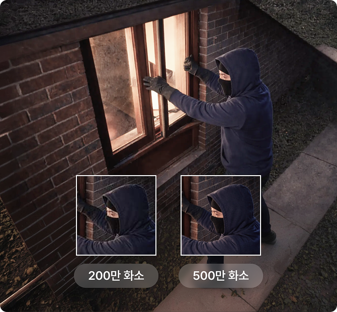 고화질 AI 영상모니터링 야간 촬영