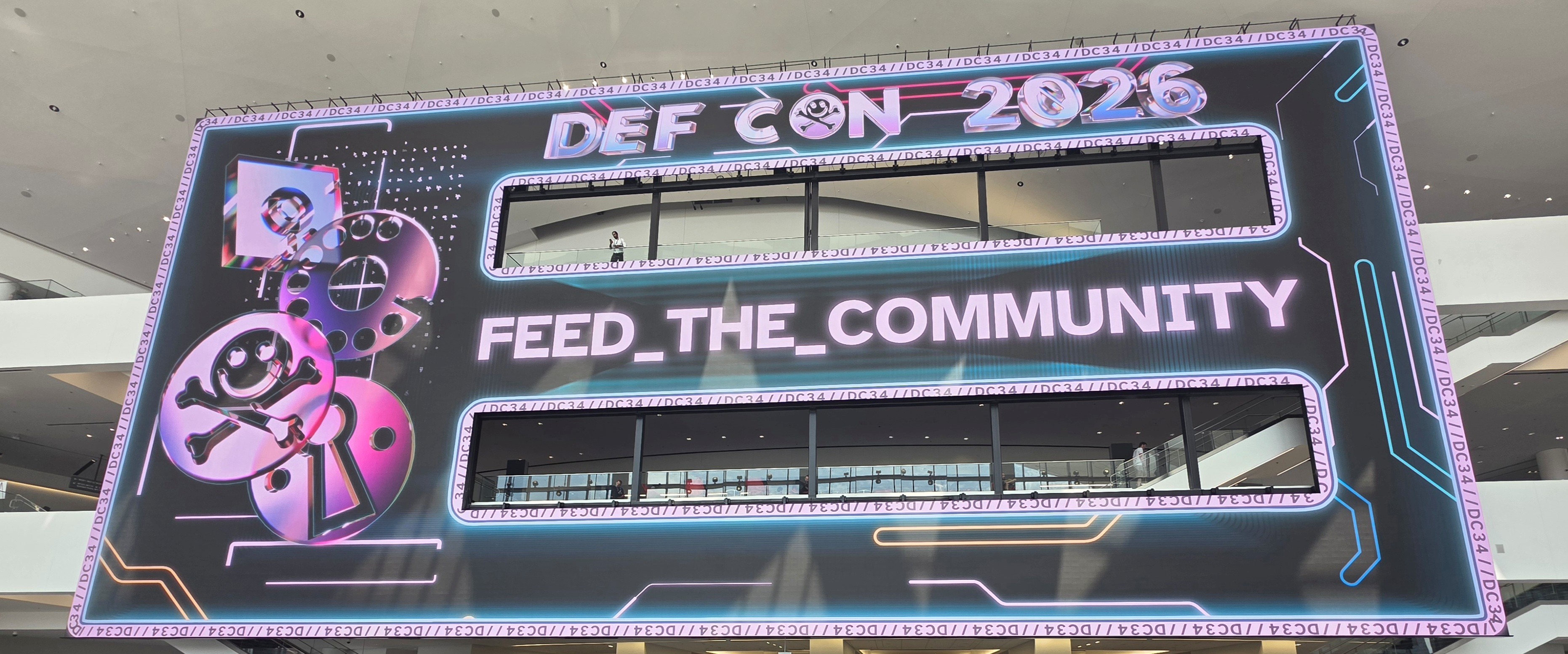 데프콘(DEF CON) 34 메인 로비 전경