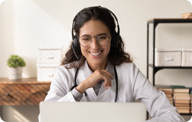 Clinical genomic care and telegenetic services illustration