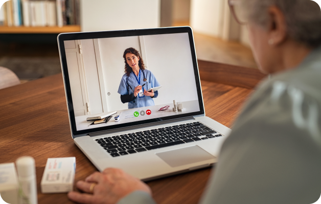Virtual care, delivered with a human touch via EverlyCare illustration