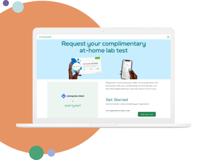 Laptop with enterprise page