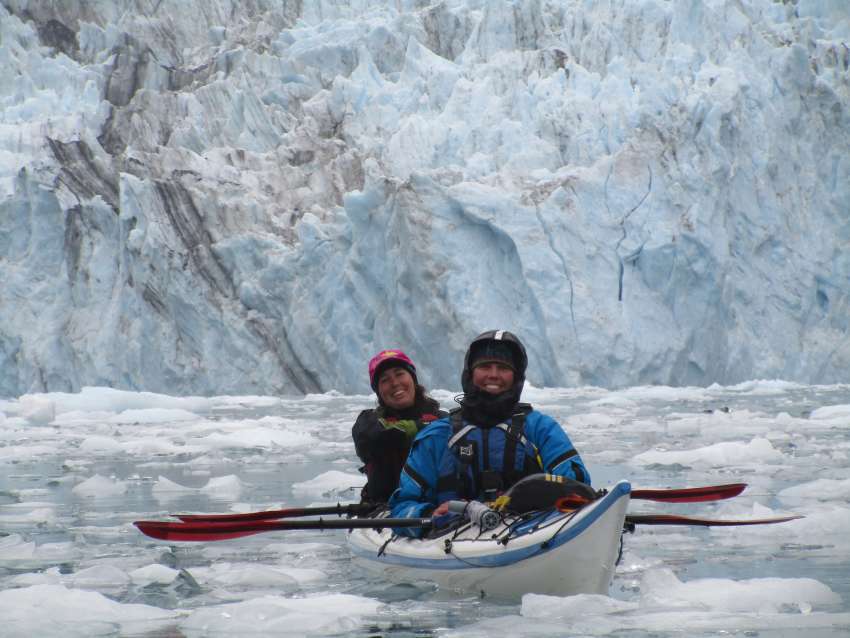 1B. Sea kayaking in Alaska