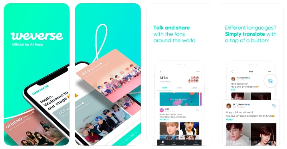 weverse APP iOS版 BTS gfriend