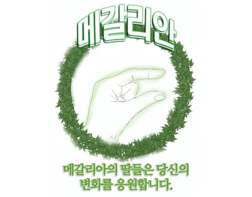 megalina logo korea women rights issue