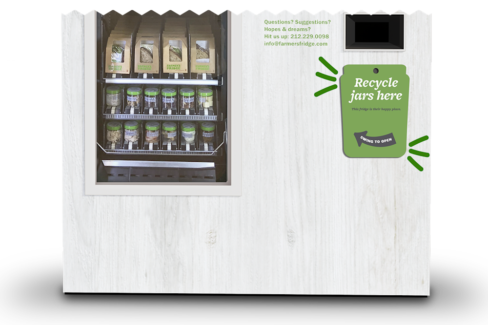 Image of the bottom half of the Farmer's Fridge.