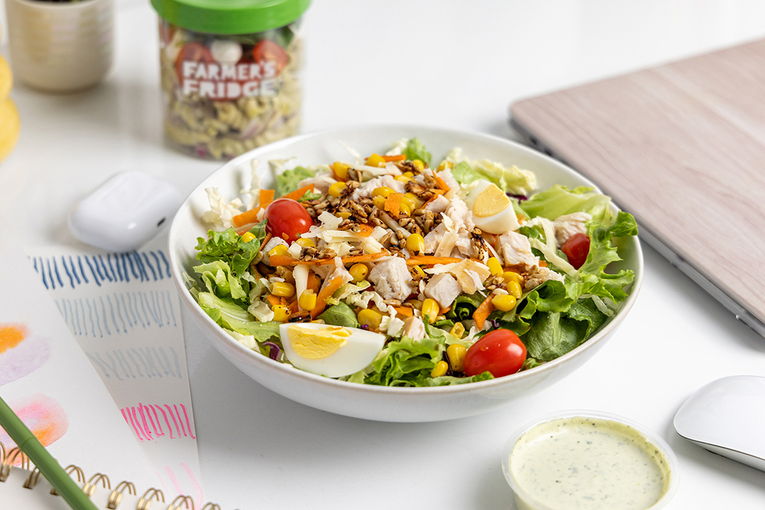 Image of a Farmer's Fridge salad.