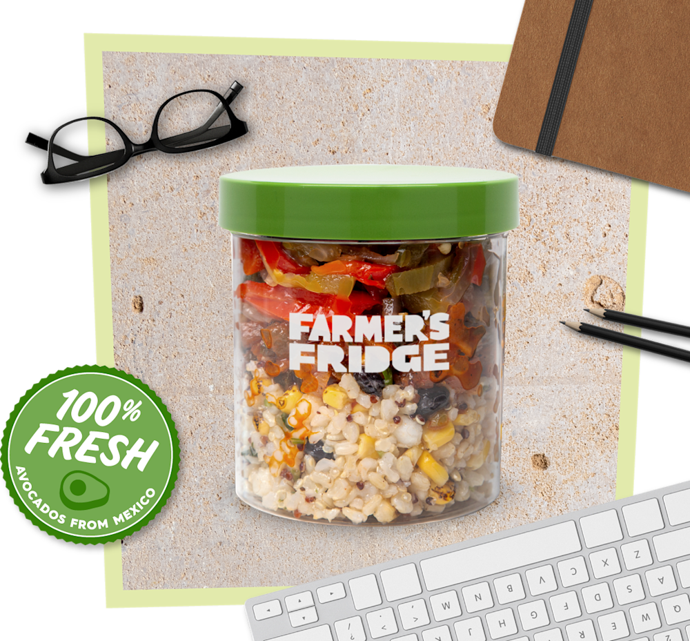 Jar image of the Farmer's Fridge Burrito Bowl