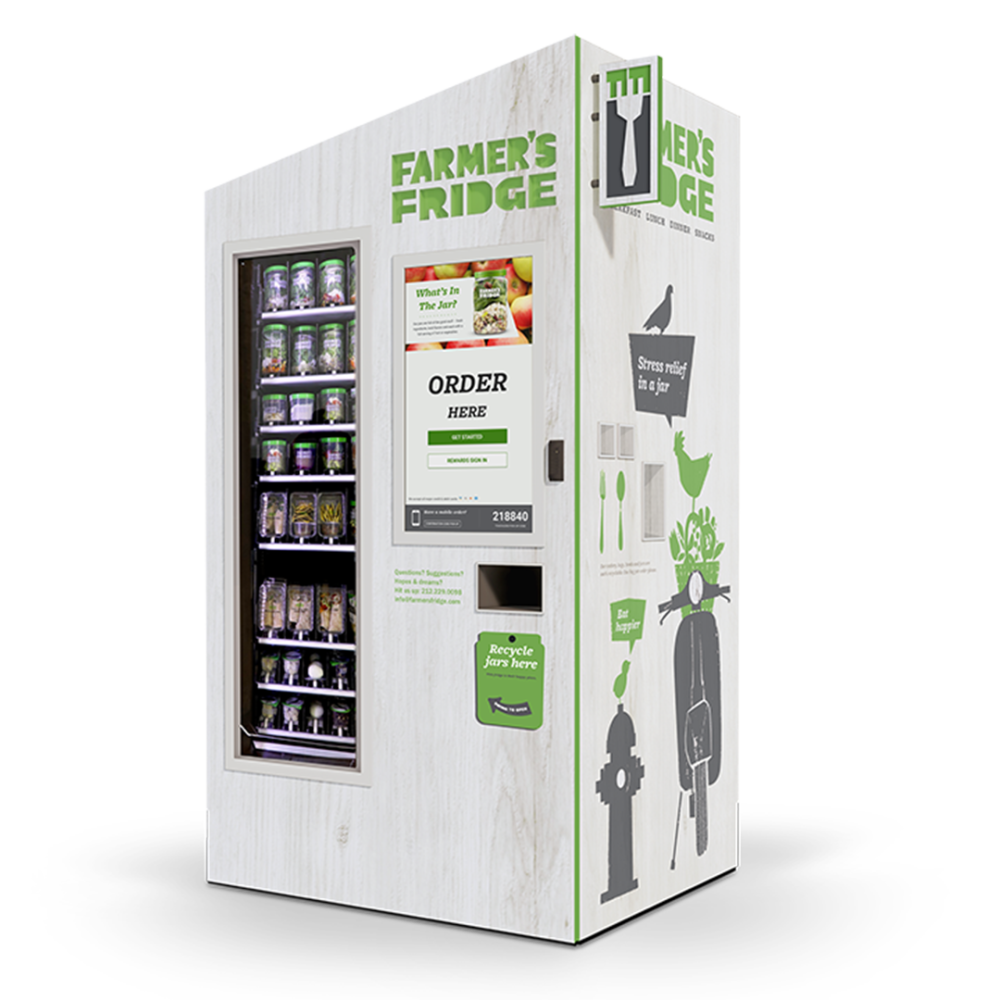 Image of a Farmer's Fridge vending machine