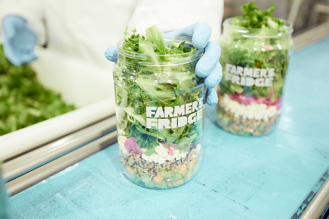 Image of our ready-to-eat meals being prepared in our production facility.