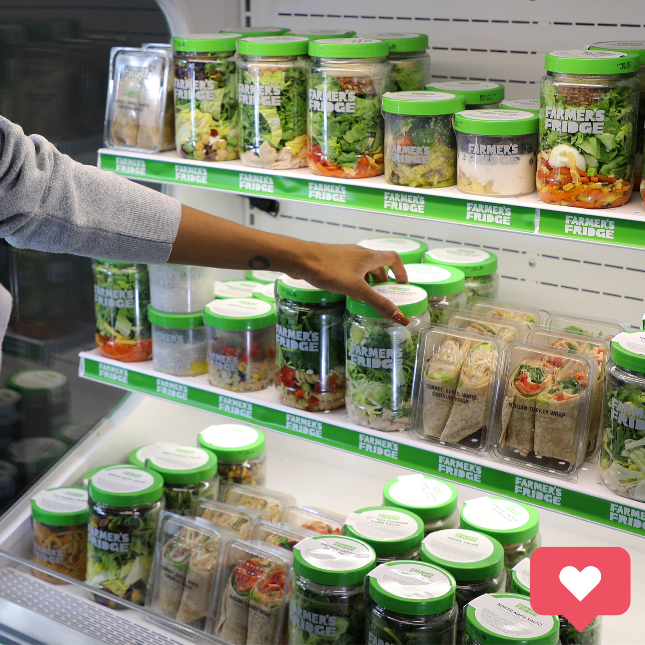 Fresh, Convenient Meals Healthy Vending Machines Farmer's Fridge