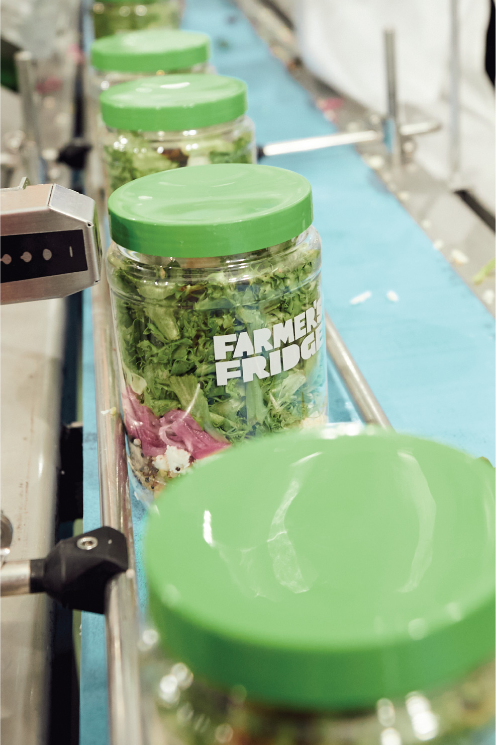 Image of jars being assembled