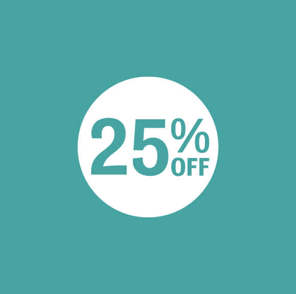 25% off