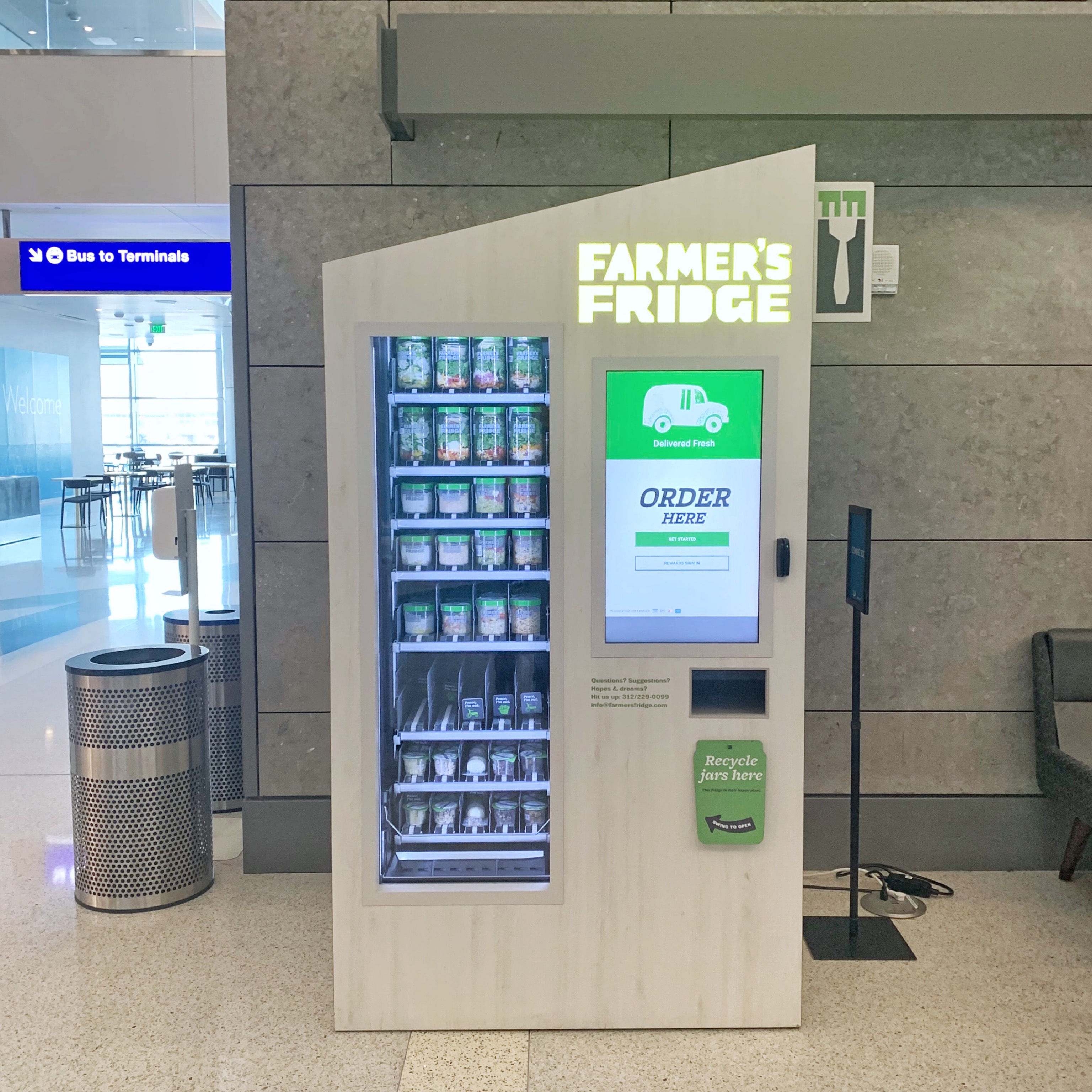 BLOG Airport Fridge & Retail Locations Farmer’s Fridge