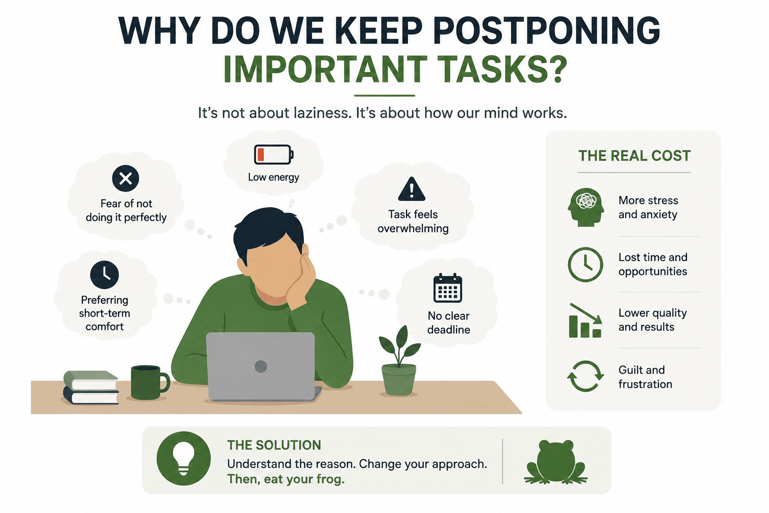Why Do We Keep Postponing Important Tasks