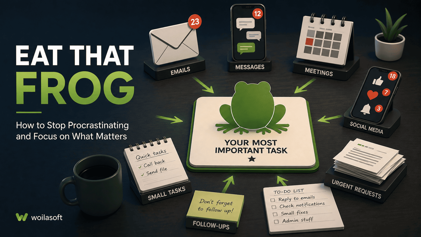 Eat That Frog: How to Stop Procrastinating and Focus on What Matters