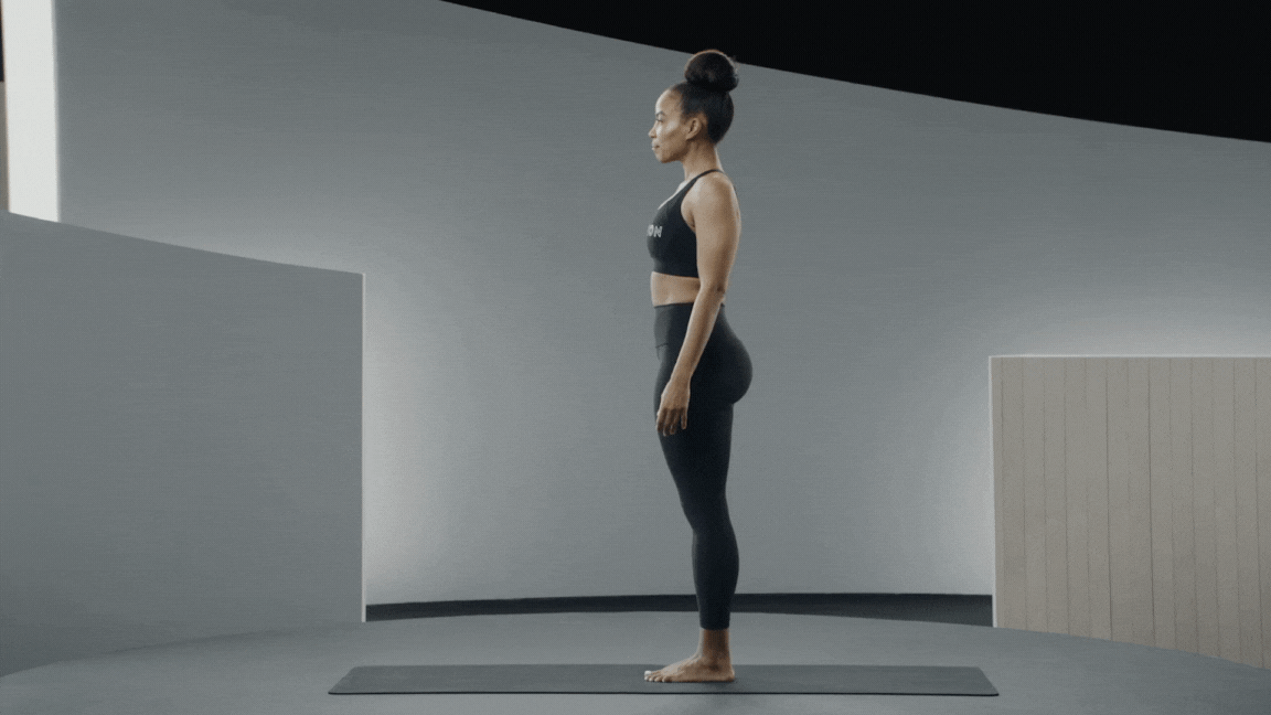 Dr. Chelsea Jackson Roberts demonstrates how to practice Extended Hand-To-Big-Toe pose