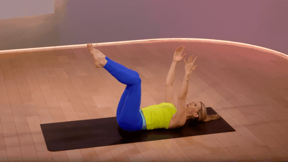 Dead Bug, Kristin McGee GIF | The Output by Peloton