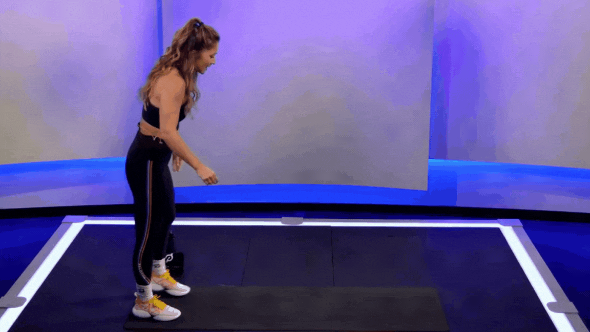 Peloton Instructor Emma Lovewell Plank GIF | The Output by Peloton