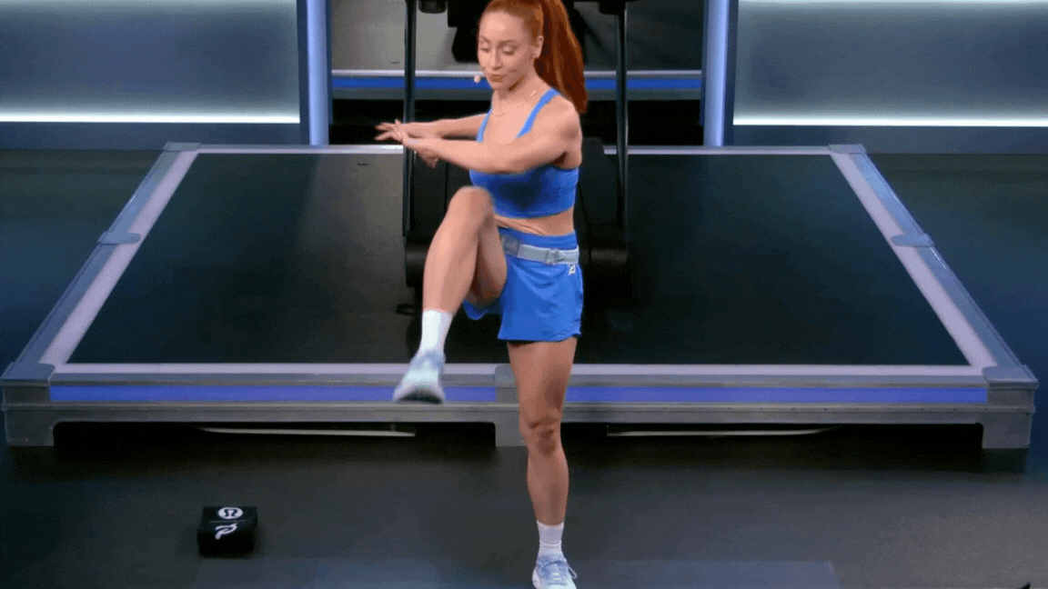 Jess King High Knees with Twist GIF