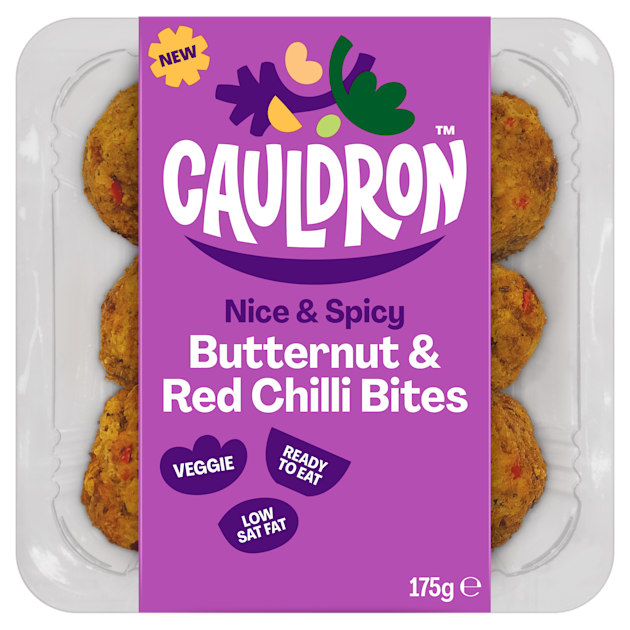 Butternut Squash & Red Chilli Falafel Bites | Cauldron