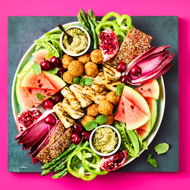 Vegan Halloumi Sharing Platter | Easy Tofu Recipes | Cauldron