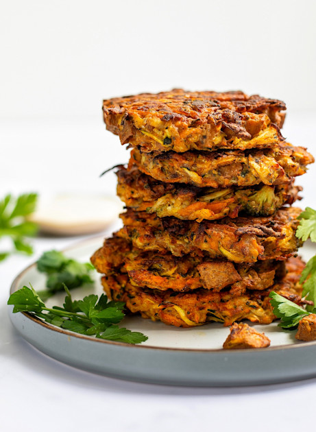 Quick & Easy Vegetable Tofu Fritters | Vegan Sides | Cauldron