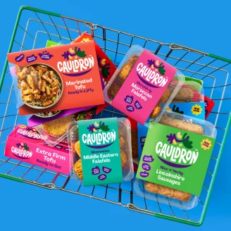 Cauldron products in a shopping basket