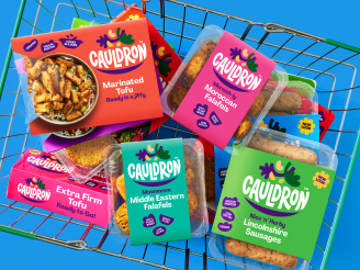Cauldron products in a shopping basket
